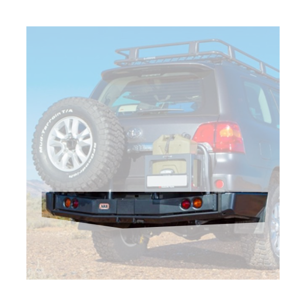 ARB | REAR BAR WITH JERRY CAN HOLDER LEFT SIDE AND SPARE TIRE CARRIER RIGHT SIDE | LC200 - Image 5