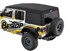 BESTOP | SUPERTOP ULTRA SQUAREBACK SOFT TOP | JL 4DR 2018+ | BLACK TWILL
