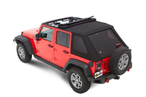 BESTOP | TREKTOP SLANTBACK SOFT TOP  | JK 4DR 2007-2017 | BLACK DIAMOND - Image 2
