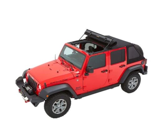 BESTOP | TREKTOP SLANTBACK SOFT TOP  | JK 4DR 2007-2017 | BLACK DIAMOND - Image 3