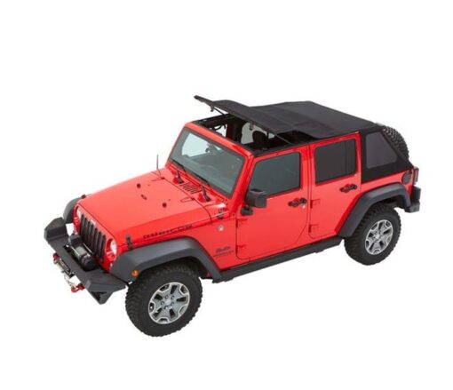 BESTOP | TREKTOP SLANTBACK SOFT TOP  | JK 4DR 2007-2017 | BLACK DIAMOND - Image 4