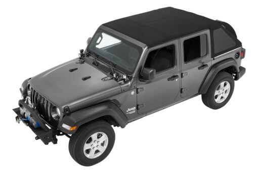 BESTOP | TREKTOP SLANTBACK SOFT TOP | JL 4DR 2018+ | BLACK TWILL - Image 7