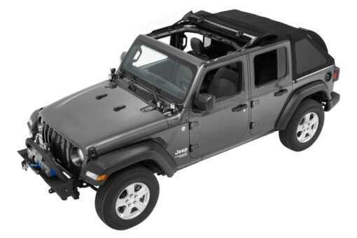 BESTOP | TREKTOP SLANTBACK SOFT TOP | JL 4DR 2018+ | BLACK TWILL - Image 8