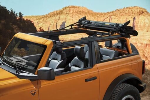 BESTOP | TREKTOP SLANTBACK SOFT TOP | BRONCO 2DR 2021+ | BLACK TWILL - Image 9