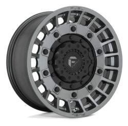 FUEL | D726 MILITIA | 17X9 6X135/6X5.5 1MM OFFSET | MATTE ANTHRACITE & BLACK