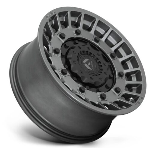 FUEL | D726 MILITIA | 17X9 6X135/6X5.5 1MM OFFSET | MATTE ANTHRACITE & BLACK - Image 2