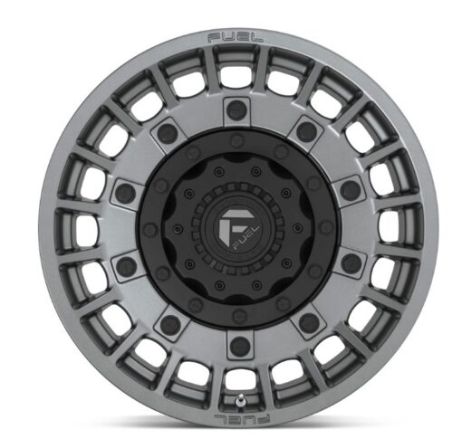 FUEL | D726 MILITIA | 17X9 6X135/6X5.5 1MM OFFSET | MATTE ANTHRACITE & BLACK - Image 3