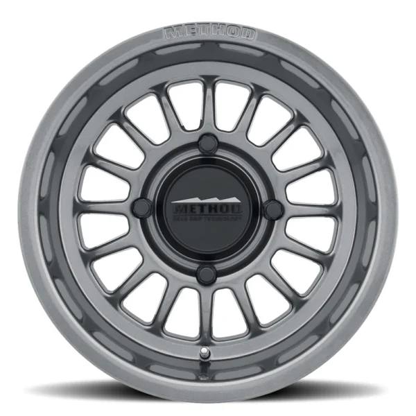 METHOD | MR411 UTV BEAD GRIP GLOSS TITANIUM CAN-AM 14X7 4X136 4+3 13MM OFFSET - Image 2