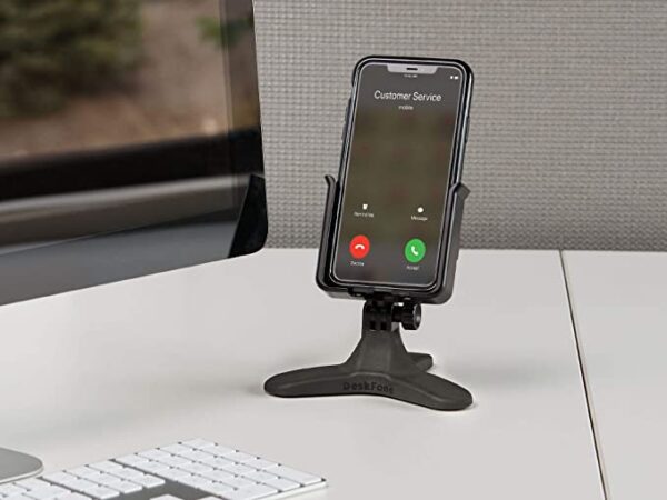 WEATHERTECH | DESKFONE XL UNIVERSAL DESKTOP CELL PHONE HOLDER | BLACK - Image 3
