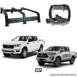 RCI | 12" HD BED RACK STEEL UNIVERSAL BED | HILUX/RANGER | C-CLAMP FOR DRILL FREE INSTALL