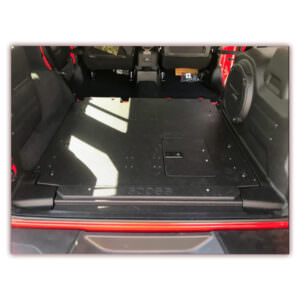 GOOSE GEAR | REAR PLATE SYSTEM W/O SUBWOOFER PASSENGER SIDE HATCH | JL 4DR 2018+