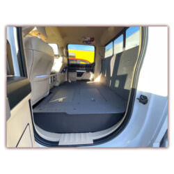 GOOSE GEAR | SEAT DELETE PLATE SYSTEM 60% DRIVER SIDE | F150/RAPTOR SUPER CREW 2015+