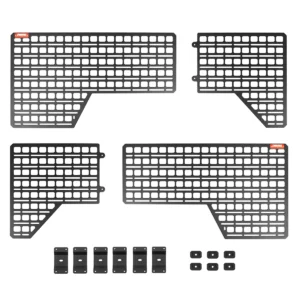 BUILTRIGHT | BEDSIDE RACK SYSTEM 4 PANEL KIT | FORD/GM/JEEP/RAM