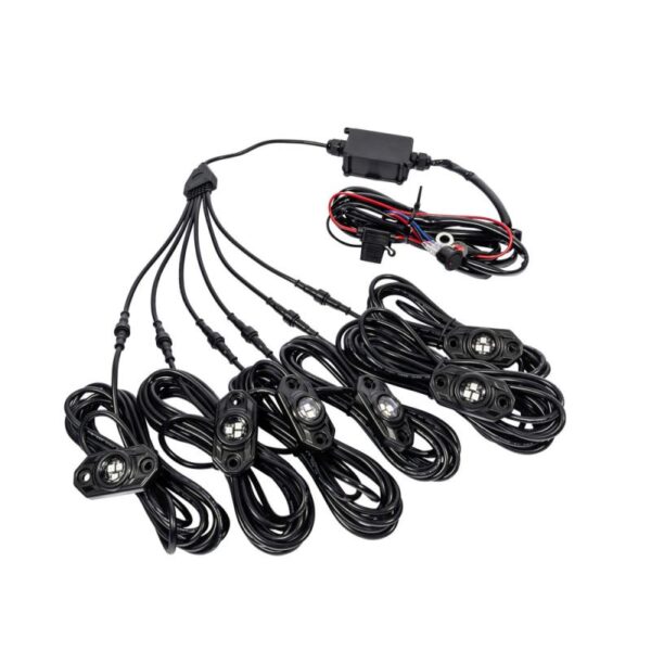 KC | C-SERIES RGB MULTI COLOR LED 6 LIGHT FLOOD BEAM BLUTOOTH CONNECTIVITY | UNIVERSAL - Image 6