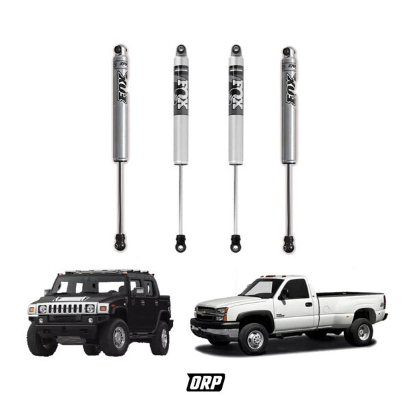FOX | 0-1" FRONT & REAR 2.0 PERFORMANCE IFP EA | GM 2500HD/3500HD/H2 2001-2010