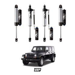 FOX | 2.5-4" FRONT & 2.5-4" REAR 2.5 FACTORY INTERNAL BYPASS RESI ADJ SET | JK 2007-2017