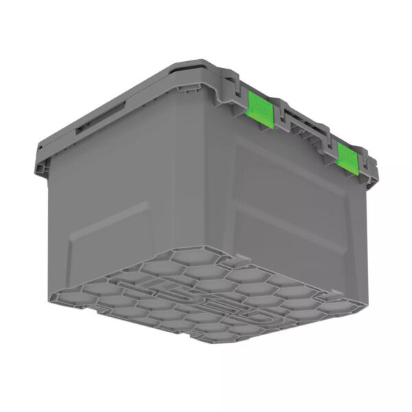 TRED | 50-40 STORAGE BOX | 65L MID  GREY WITH GREEN - Image 5