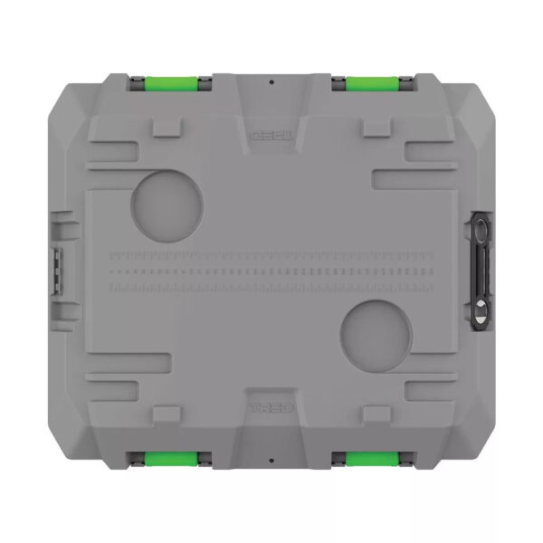 TRED | 50-40 STORAGE BOX | 65L MID  GREY WITH GREEN - Image 3