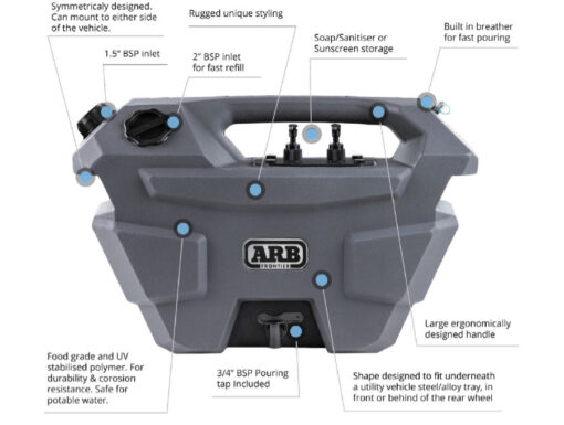 ARB | Frontier Tank Portable Water | 28L - Image 5