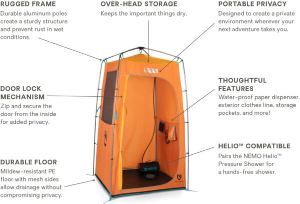 NEMO EQUIPMENT | HELIOPOLIS SHOWER TENT - Image 6
