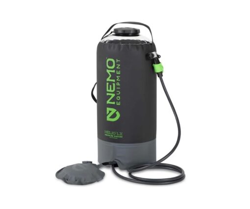 NEMO EQUIPMENT | HELIO LX PRESSURE SHOWER | BLACK/APPLE GREEN