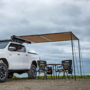 ARB | Alum Awning With Light | 2.0x2.5m | Black
