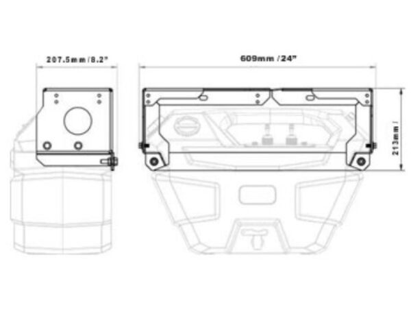 ARB | Frontier Tank Bracket Fixed | Suits WT001MG28 - Image 3