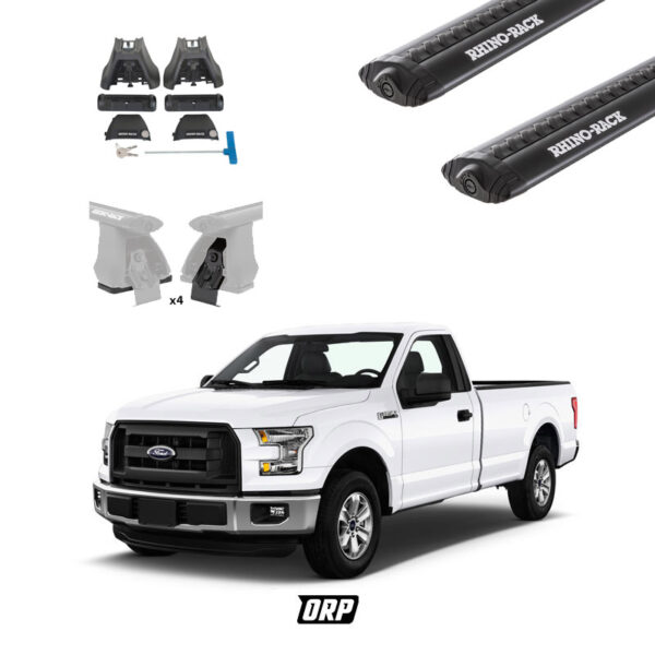 Rhino Rack | Vortex Bar 1528mm with Legs & Fitting Kit | 2015-2024 F-150/Raptor SuperCrew 4DR