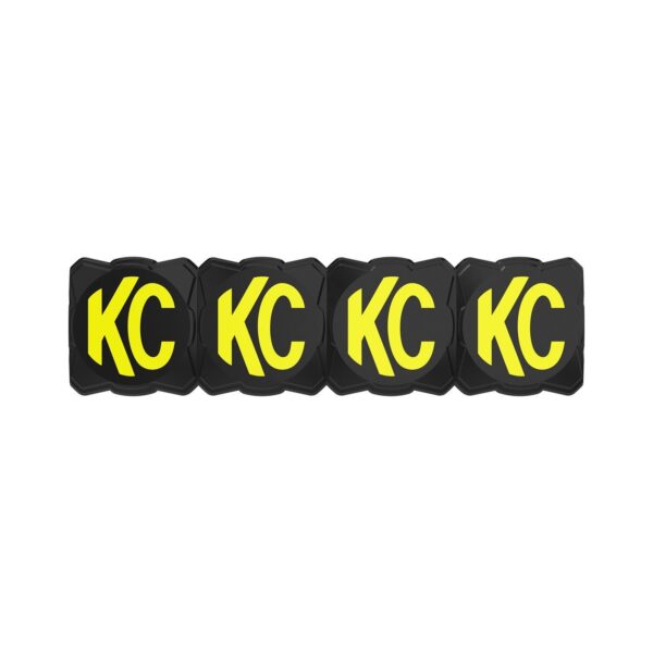 KC | FLEX ERA BAR LIGHT COVER BLACK With YELLOW KC LOGO EA