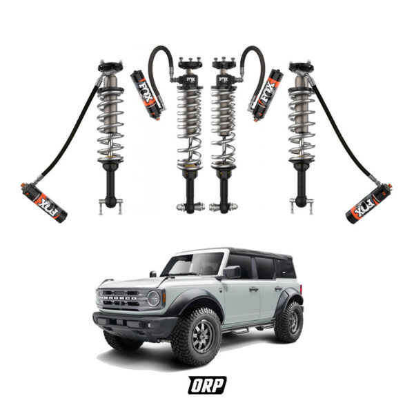 FOX | 2-4″ FRONT 2.5 PERFORMANCE ELITE C/O RESI ADJ SET (W/ & W/O SQ) REQ/ UCA | BRONCO 4DR 2021+