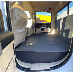 GOOSE GEAR | SUPER CREW SECOND ROW SEAT DELETE PLATE SYSTEM - 60% DRIVER SIDE | F150/RAPTOR 2015+