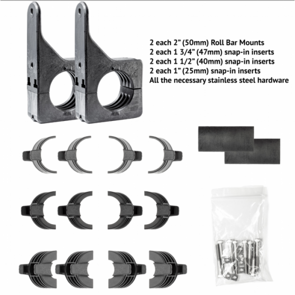 QUICK FIST | ROLL BAR TOOL MOUNT PAIR | FITS BAR 1-2" - Image 2