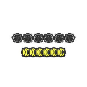 KC | UNIVERSAL 6" GRAVITY PRO6 120W LED 39" LIGHT BAR COMBO BEAM 6 RINGS | 17832 LUMENS