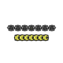 KC | Universal 6" Gravity Titan 276W LED 45" Light Bar | 7 Rings
