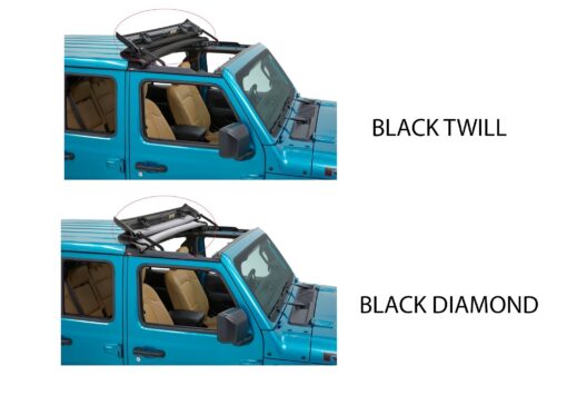 BESTOP | SUNRIDER FOR HARDTOP | FORD/JEEP | BLACK TWILL/BLACK DIAMOND - Image 2